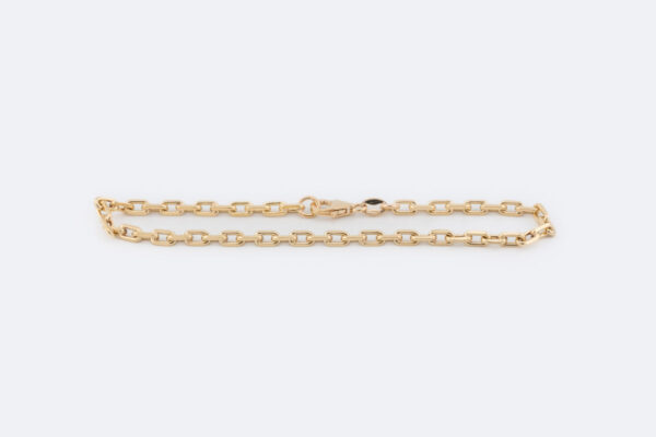 Bracciale in oro giallo catena