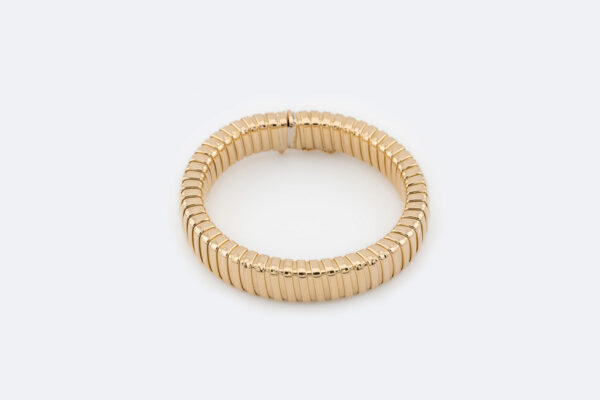 Bracciale tubogas in oro giallo