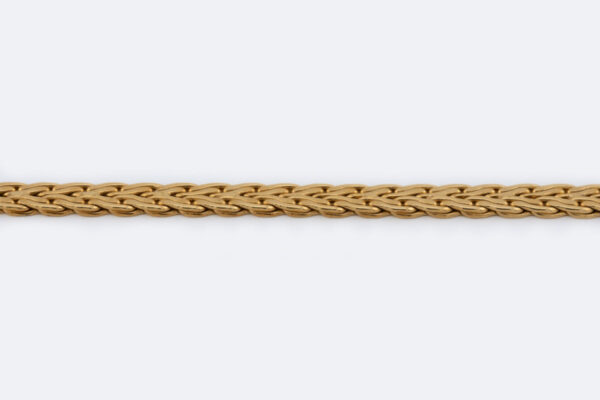 Bracciale in oro giallo a maglia