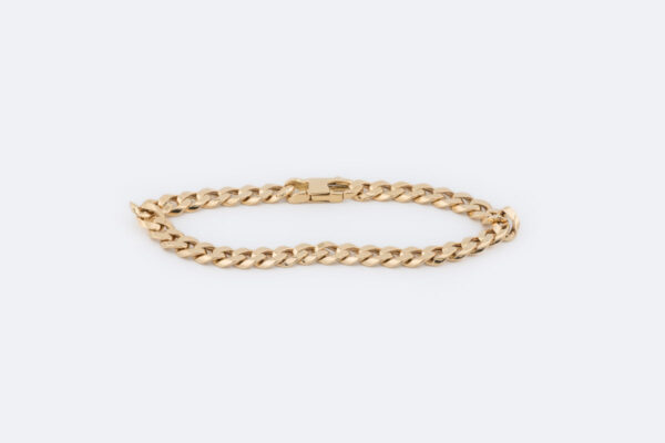 Bracciale catena in oro giallo