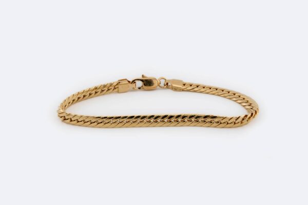 Snake piatto in oro giallo