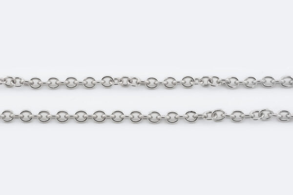 Catena in oro bianco