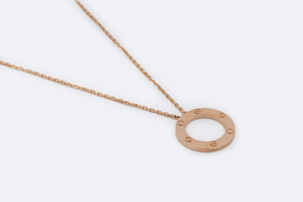 Collana in oro rosa Cartier
